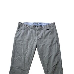 Peter Millar Men's Classic Fit Khaki Pants Grey Size 40